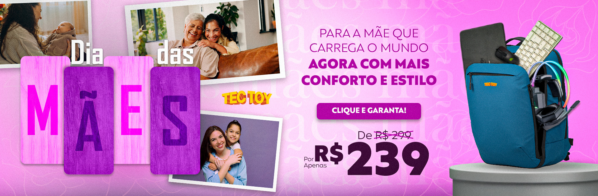 Banner Desktop - Mochila